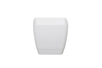 Indoor Pot Cover 16cm Square White Indoor Pot Cover 16cm Square White